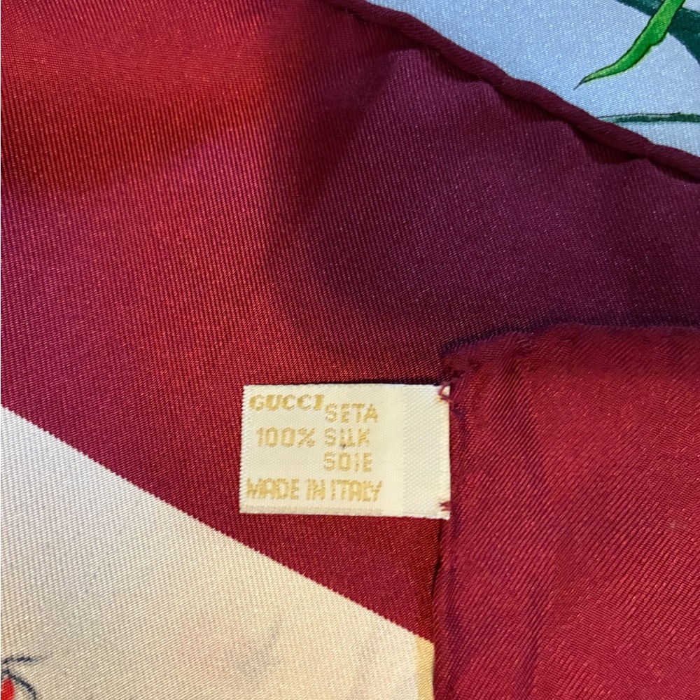 Gucci Vittorio Accornero Silk Scarf - Picture 7 of 13